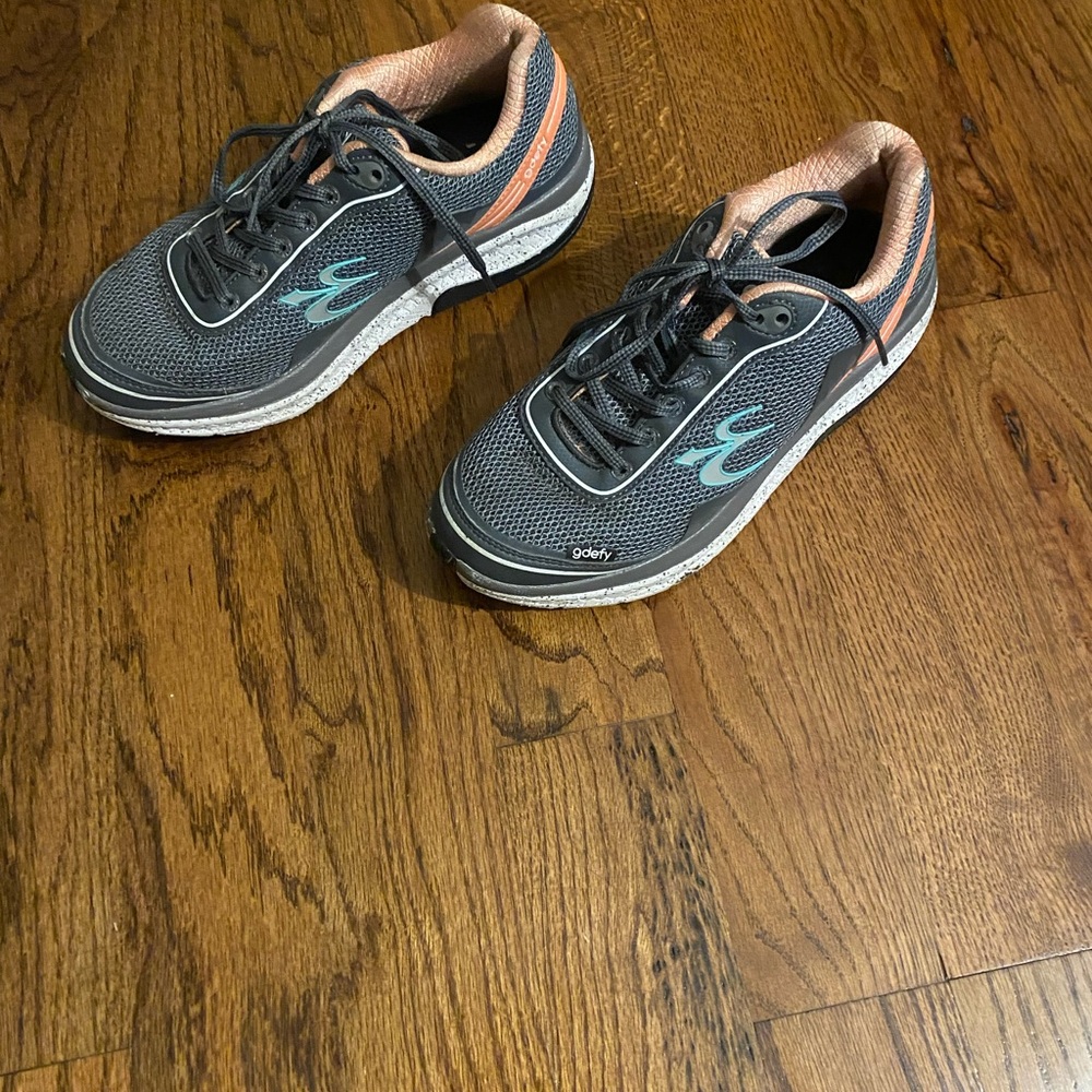 Brooks Gray and Orange Running Shoes